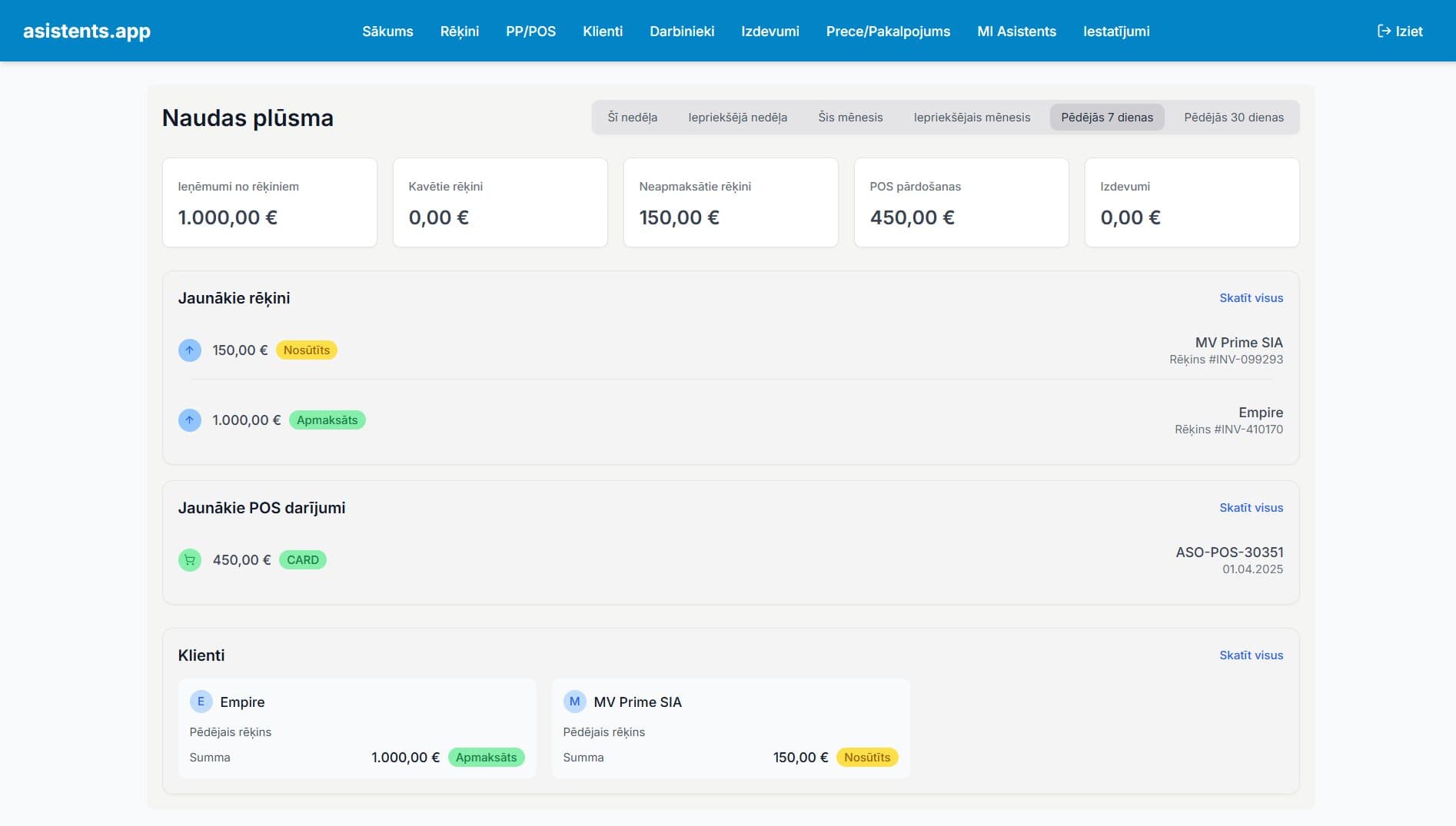 ProAssistant Dashboard Preview